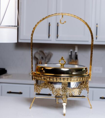 8L round chaffing dish