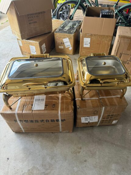 9L gold chaffing dish