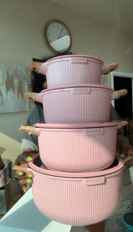 Set of 5 Non stick pot